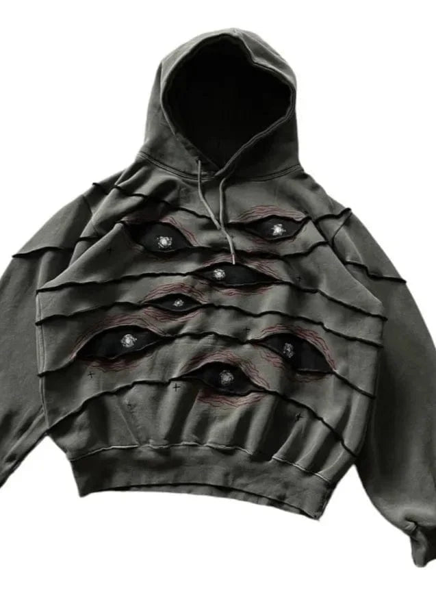 Gothic hip-hop hoodie