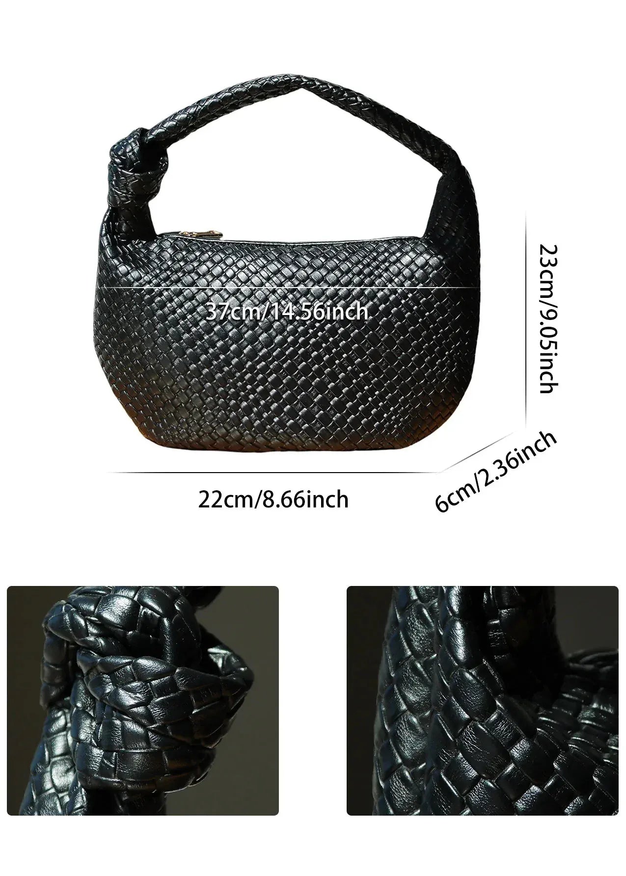 High End Woven Handbag