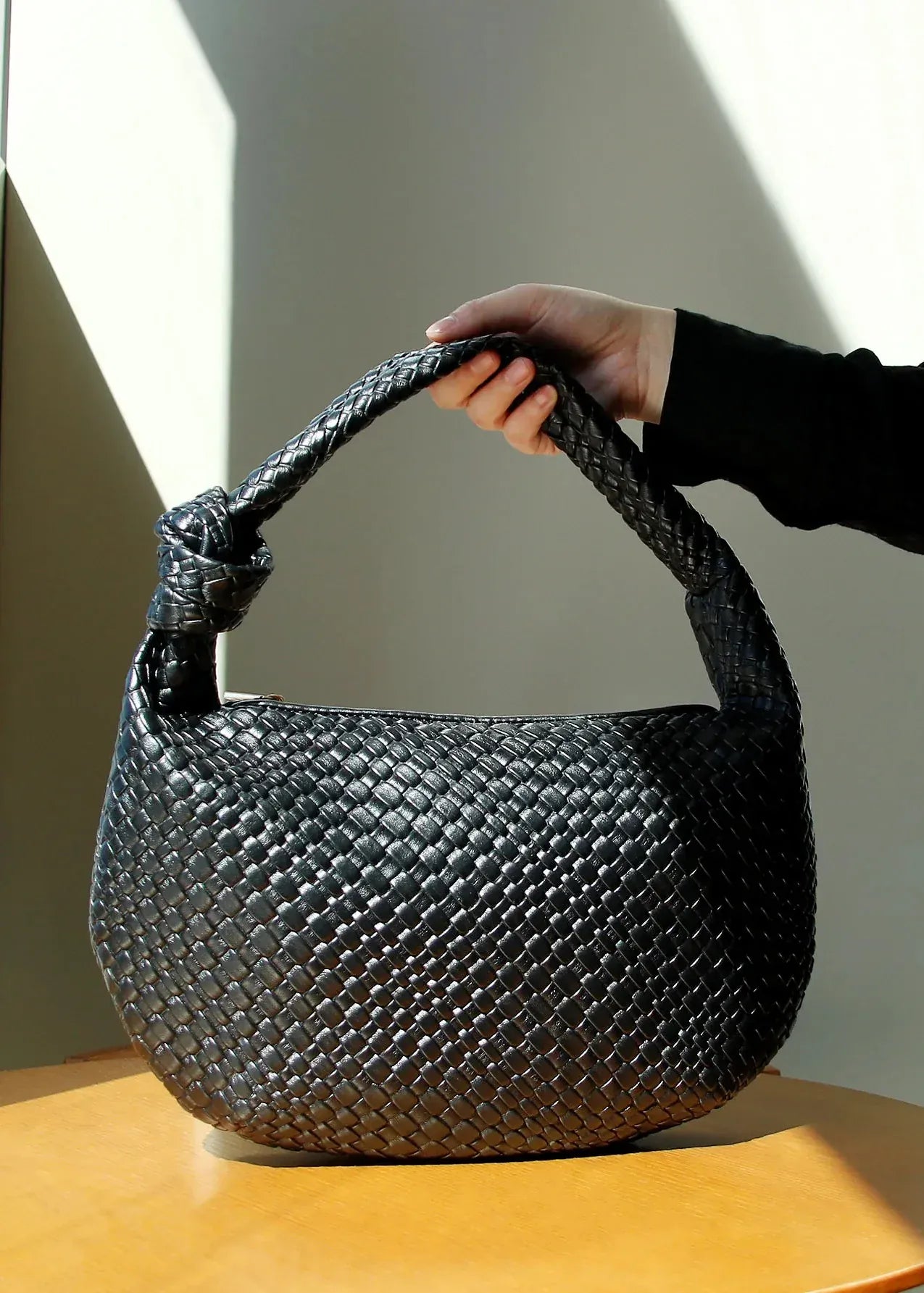 High End Woven Handbag