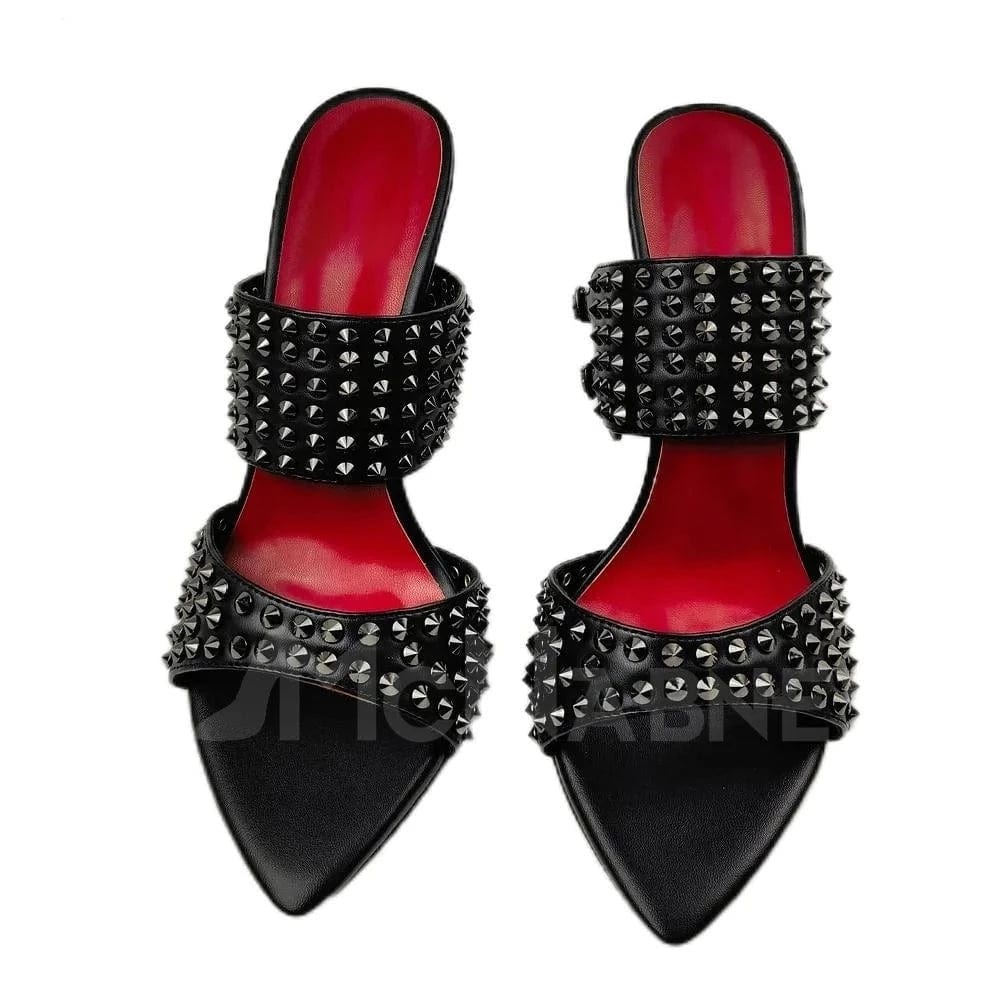 Teonclothingshop High-heeled leather shoes