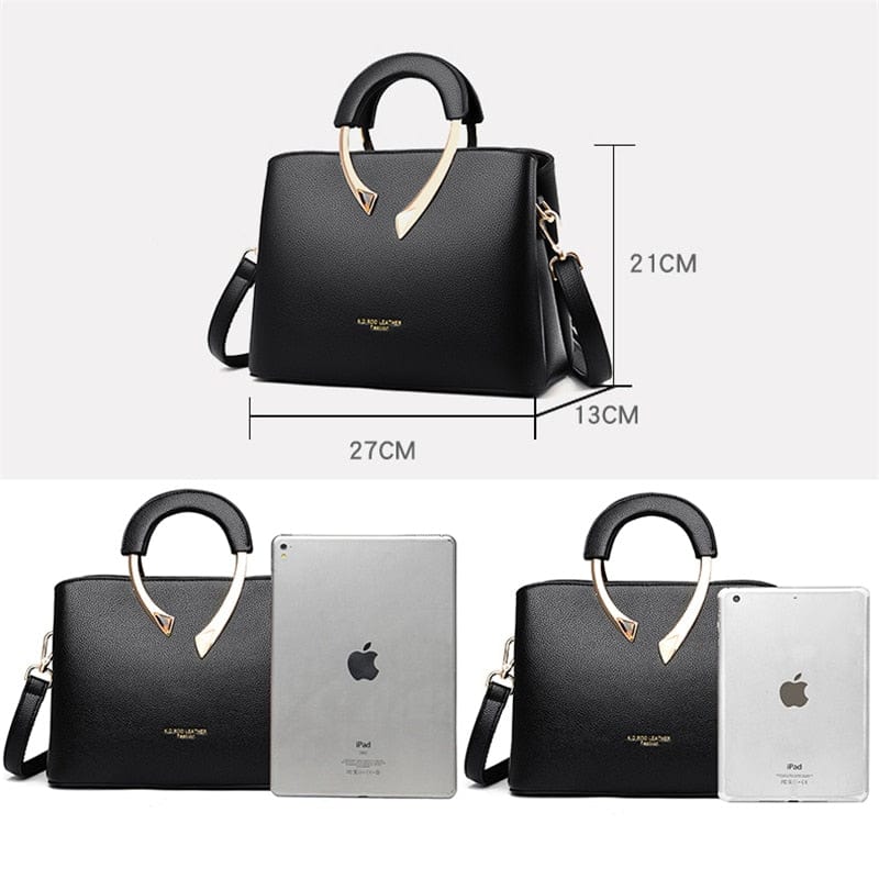 Teonclothingshop High Quality Leather Casual Shoulder Bags For Women New Luxury Handbags