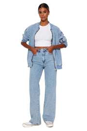 Teonclothingshop High Waist Denim Jeans