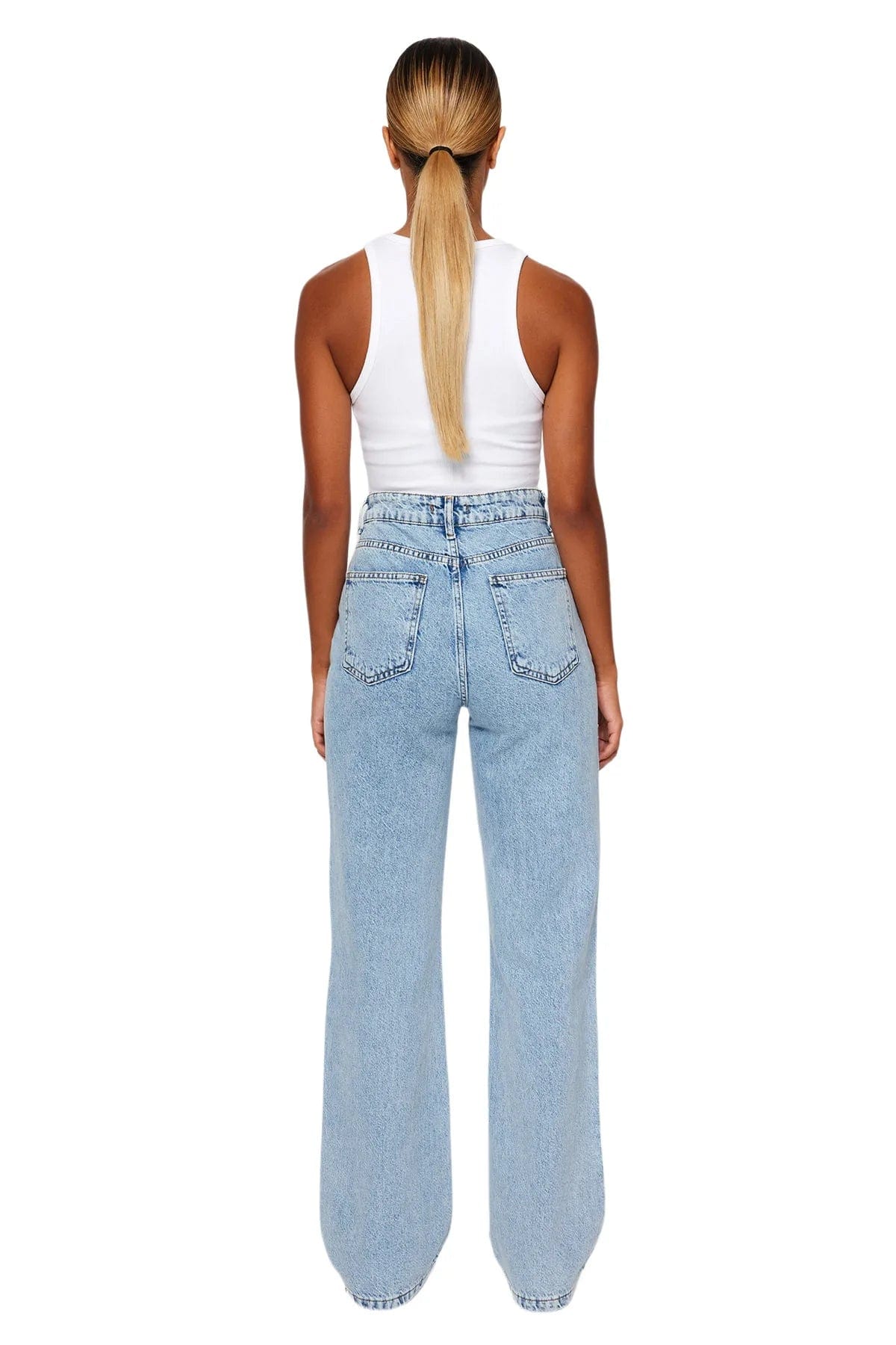 Teonclothingshop High Waist Denim Jeans