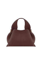 Brown handbag on a white background