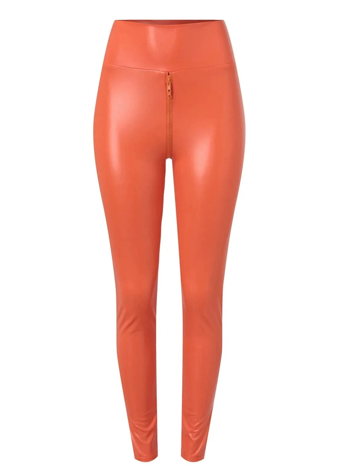 Teonclothingshop Leggings Women High Waist PU Leather
