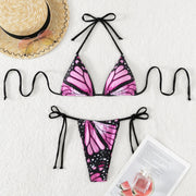 Teonclothingshop Micro bikini sets with butterfly print