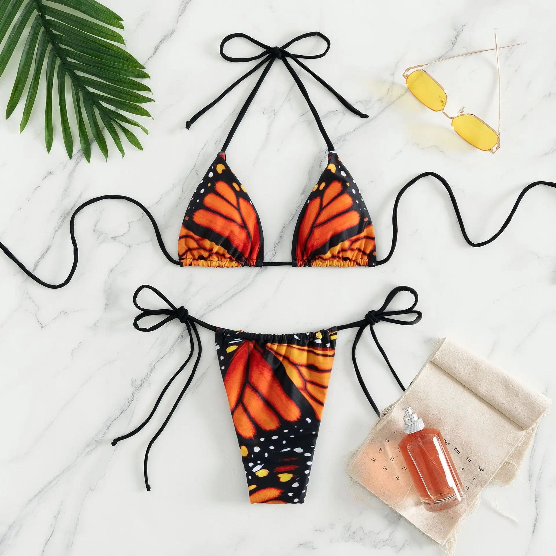 Teonclothingshop Micro bikini sets with butterfly print