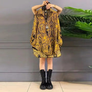 Teonclothingshop 4 / M(40-47.5kg) Mid-Length Blouse With Print Spring New Loose Top