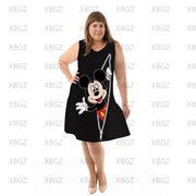 Teonclothingshop Minnie Mouse Disney Plus Size Summer Dresses Woman