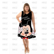 Teonclothingshop Minnie Mouse Disney Plus Size Summer Dresses Woman