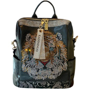 Teonclothingshop Mochila Hombre Large Capacity Leather Backpack For Women With Print Large School Bag For Girls