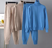 Teonclothingshop New 2 Pieces Set Women Knitted Tracksuit