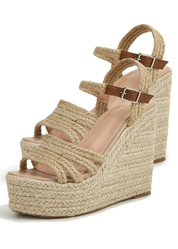 New Design Bohemian Wedges Platform Sandals