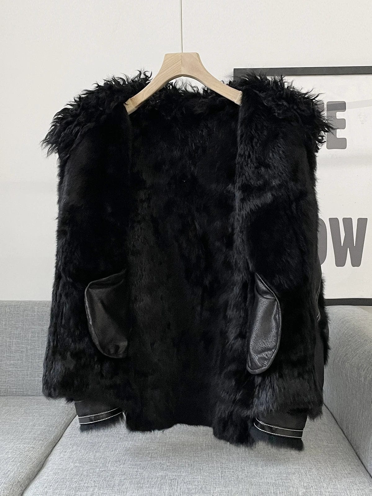 Teonclothingshop New double-faced fur coat for women, fashion short jacket