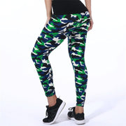 Teonclothingshop New fashion 2023. Camouflage elastic leggings with print