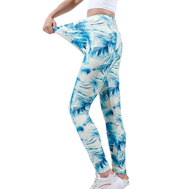 Teonclothingshop New fashion 2023. Camouflage elastic leggings with print