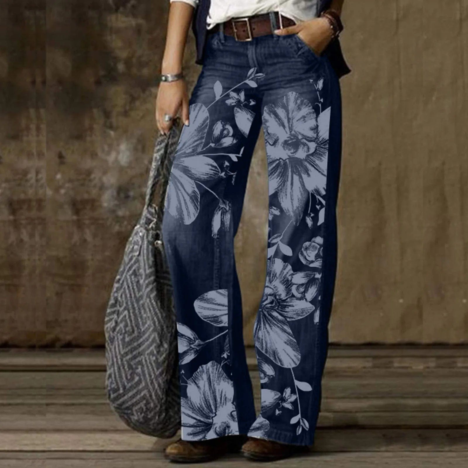 Teonclothingshop New  High Waist Denim Pants Women