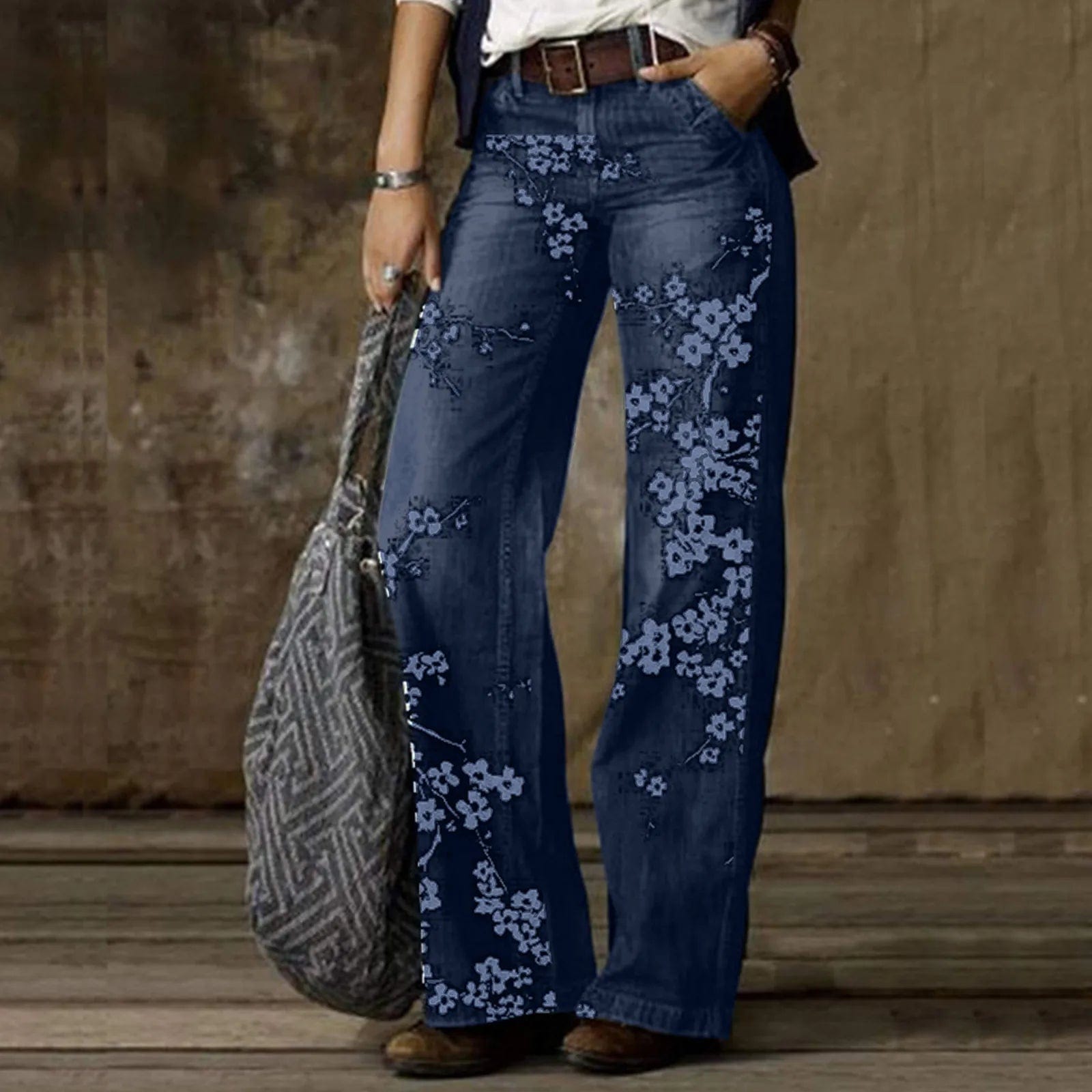 Teonclothingshop New  High Waist Denim Pants Women