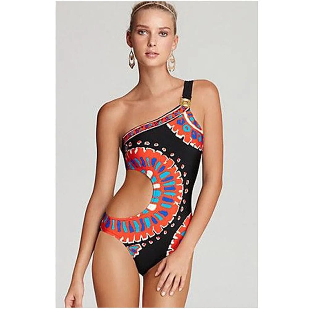 Teonclothingshop One-piece one-shoulder swimsuit