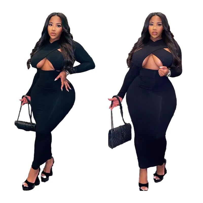 Teonclothingshop Plus Size Dresses Women's Clothing Irregular Cut