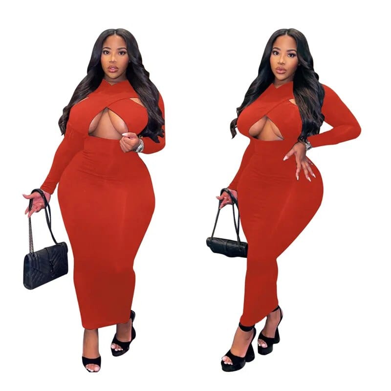 Teonclothingshop Plus Size Dresses Women's Clothing Irregular Cut