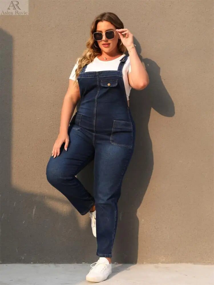 Teonclothingshop Plus size high waisted jumpsuits for women