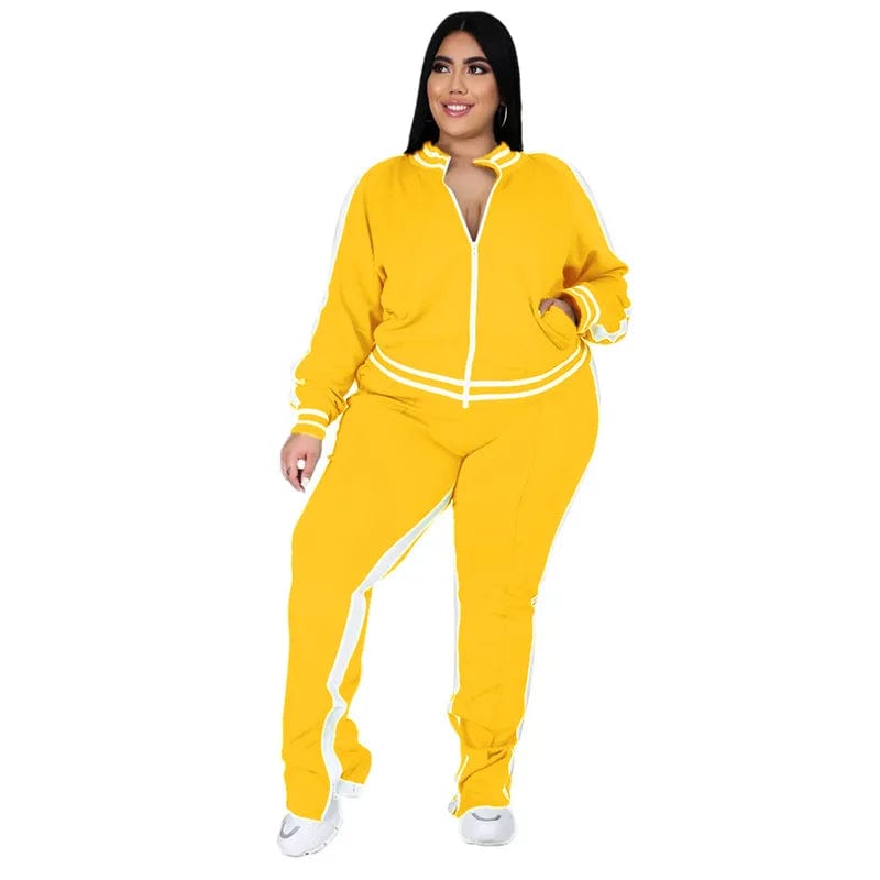 Teonclothingshop Plus Size L-5XL Two Piece Sweatsuit