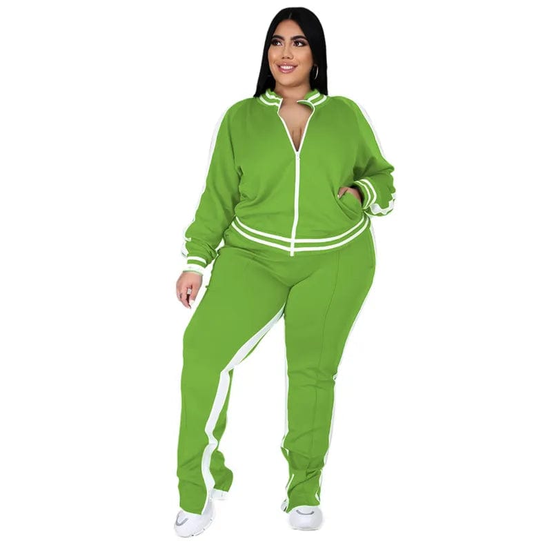 Teonclothingshop Plus Size L-5XL Two Piece Sweatsuit