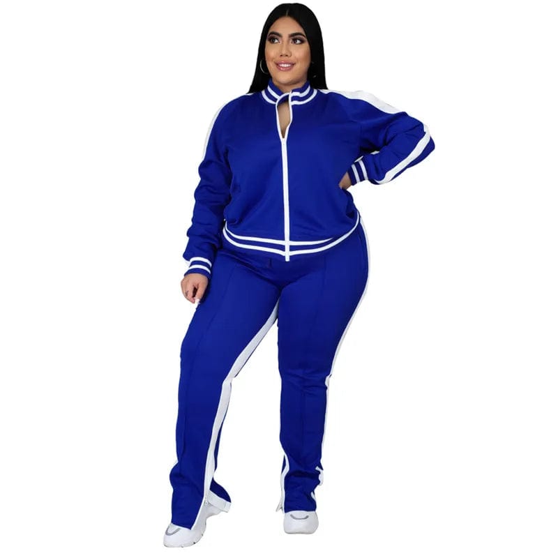 Teonclothingshop Plus Size L-5XL Two Piece Sweatsuit