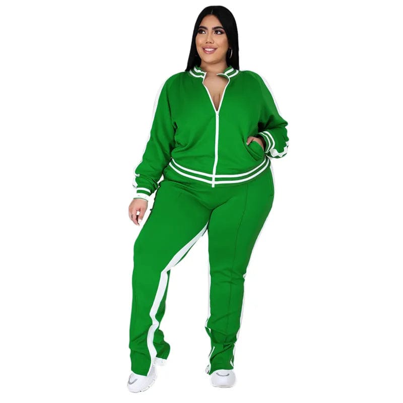 Teonclothingshop Plus Size L-5XL Two Piece Sweatsuit