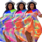 Teonclothingshop Plus Size light summer dress with pants