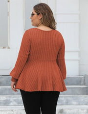 Teonclothingshop Plus Size Long Sleeve Shirts for Women