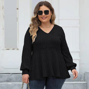 Teonclothingshop Plus Size Long Sleeve Shirts for Women