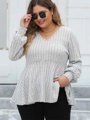 Teonclothingshop Plus Size Long Sleeve Shirts for Women