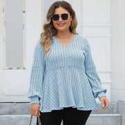 Teonclothingshop Plus Size Long Sleeve Shirts for Women