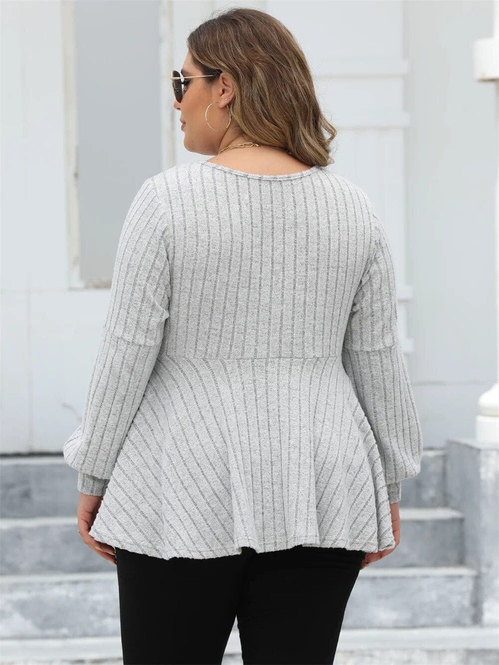 Teonclothingshop Plus Size Long Sleeve Shirts for Women