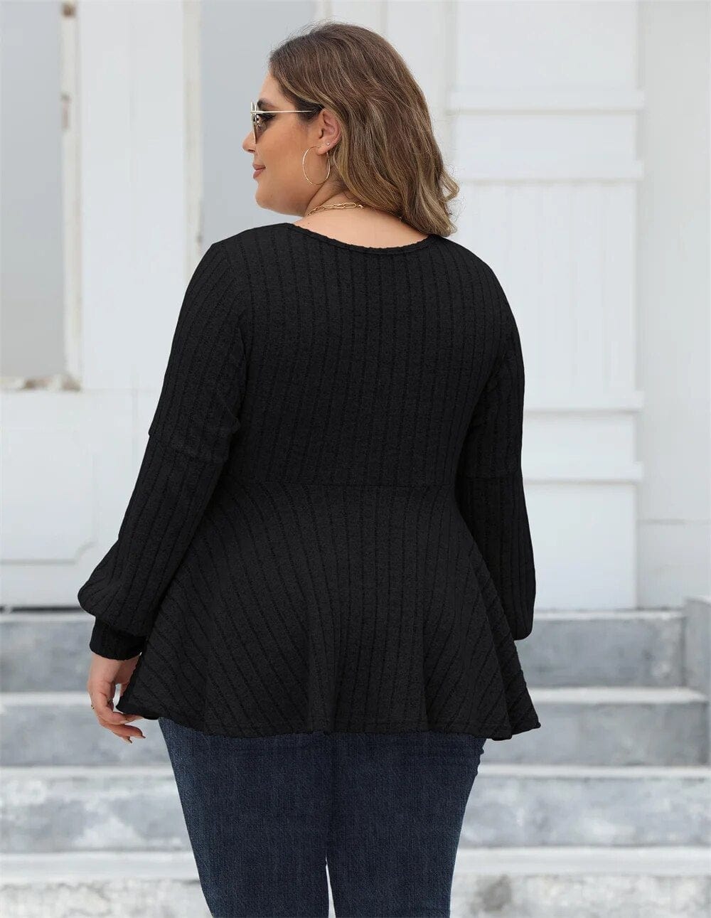 Teonclothingshop Plus Size Long Sleeve Shirts for Women