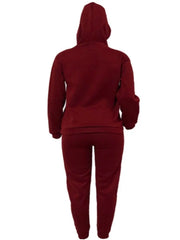 Teonclothingshop Plus Size Two Piece Sets Tracksuit with Kangaroo Pocket