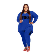 Teonclothingshop Plus size Women Clothing Two Piece Set Fashion