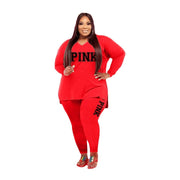 Teonclothingshop Plus size Women Clothing Two Piece Set Fashion