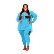 Teonclothingshop Plus size Women Clothing Two Piece Set Fashion