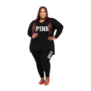 Teonclothingshop Plus size Women Clothing Two Piece Set Fashion