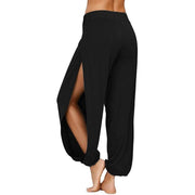 Teonclothingshop black / S Plus size women's summer beach pants