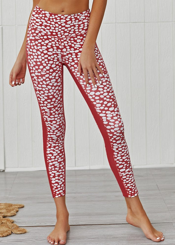 Teonclothingshop Printed stitching leggings
