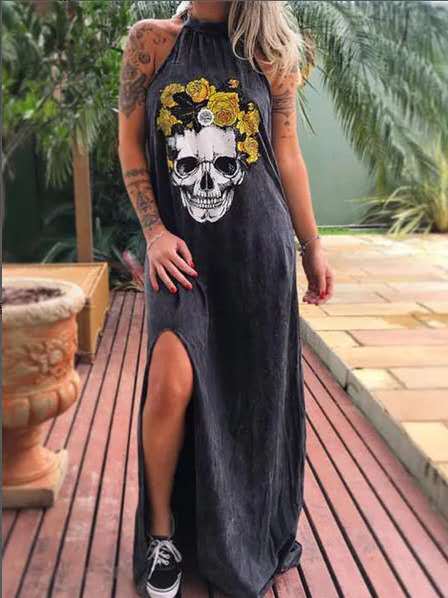 Teonclothingshop Punk Summer Dress Women Gothic 2023