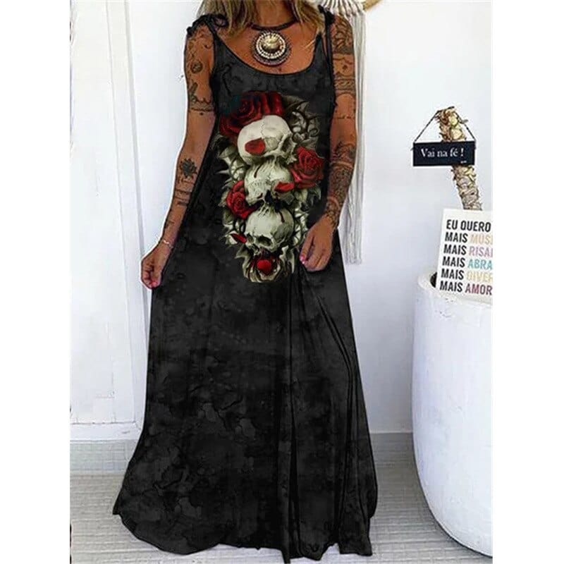 Teonclothingshop Punk Summer Dress Women Gothic 2023