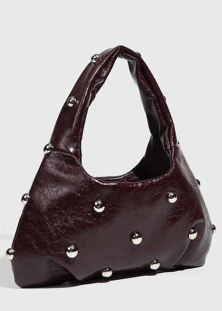 Rivet Women's Handbags Soft PU Leather Shoulder Bag