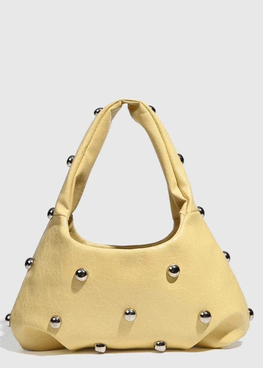 Rivet Women's Handbags Soft PU Leather Shoulder Bag