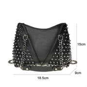 Teonclothingshop Rock Rivet Handbag for Women