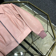 Teonclothingshop Spring casual clothes, turndown collar. New fashion jacket made of real lambskin